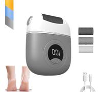 Meuleuse de Pieds éLectrique, New Digital Electric Foot Polisher, Effaceur de Callosités électrique de Pied Indolore, Limes électriques pour Pieds, la Tête de Meulage Réglable