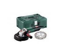 Meuleuse de rénovation FILAIRE RSEV 17-125 capot d'aspiration meule boisseau diamantée, coffret Metaloc