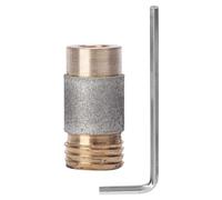 Meuleuse de verre, mèche de meulage diamantée, mèche de meuleuse de diamant pour vitrail, mèches de meuleuse de verre pour vitraux, métal robuste, meuleuse de verre teinté (MCBL58)