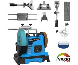 Meuleuse d'établi combinée GÜDE GNS 250 VS, ensemble de 8 pièces 55227
