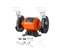 Meuleuse d'établi de 6 pouces avec moteur sans balais 2.1A meuleuse de table à vitesse unique aiguiseur de couteaux for l'affûtage de polissage domestique