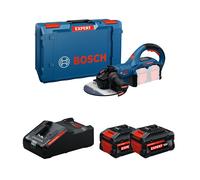 Meuleuse / Disqueuse Ø230 mm EXPERT EXWS 18V2-230 P + 2 Batteries EXPERT 8 Ah + 1 Chargeur EXAL18V-160 BOSCH