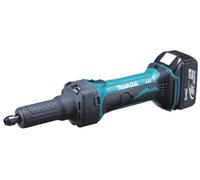 Meuleuse droite 18 V Li-Ion 5 Ah MAKITA - 2 batteries, chargeur, coffret - DGD800RTJ