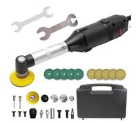 Meuleuse Droite Professionnelle 350W,Outil De Restauration Des Joints Carrelage,Outil Rotatif Électrique 6 Vitesse,15000 tr/min,Pince Ø3mm, Ponceuse Polisseuse Pour Bijoux,Bois,Pierre&Carrelage (Noir)