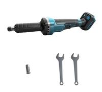Meuleuse droite sans fil compatible avec batterie Makita 18 V, meuleuse droite sans balais mandrin 6 mm 3 mm, meuleuse droite professionnelle à 4 vitesses variables pour le ponçage, polissage et