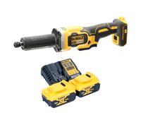 Meuleuse droite sans fil DeWalt DCG 426 P2 18 V Brushless + 2 batteries 5,0 Ah + chargeur