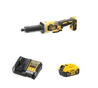 Meuleuse droite XR 18V DCG426N-XJ + 1 batterie 18V 5 Ah + 1 Chargeur DCB1104-QW DEWALT