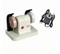 Meuleuse Électrique de Table Affûteur Polisseuse Meuleuse Aiguiseur à Réglage Progressif 8 Niveaux Boîtier PE Compact Adaptée au Bricolage Domestique Atelier Établi Formation, Blanc, size to 2