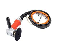 Meuleuse électrique pneumatique 4 pouces polisseuse de pierre humide à Air 5500 tr/min échappement arrière polisseuse pneumatique de pierre pour le granit(M14 Thread)