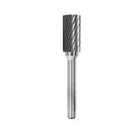 Meuleuse en acier au tungstène, lime rotative en carbure, fraise à boule cylindrique, meulage du métal, gravure, rainure simple et double(CX,1425M06)