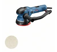 Bosch GET 55-125 Professional Ponceuse orbitale aléatoire 7800 tr/min 15600 OPM Noir, Bleu 550 W