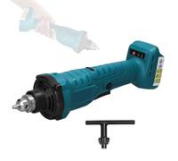 Meuleuse HUIOP Meuleuse sans balais avec batterie au lithium, polisseuse électrique avec mandrin de 6 mm, meuleuse portable, outil de gravure électrique, meuleuse réglable de vitesse