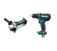 MEULEUSE MAKITA Ø 115 MM VENDU SANS BATTERIE - DGA452Z & DDF482Z Perceuse visseuse 60 nm 18 V Bleu