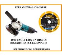 Meuleuse Makita GA4530R Ø 115 Mm 720 Watt + Disque 1000 Découpes Dewalt 40251