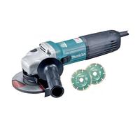 Meuleuse MAKITA GA5040CJD Ø125 mm 1400 W + 2 disques DIAMAK
