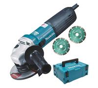 Meuleuse MAKITA GA5040RKDJ Ø125 mm 1100 W + 2 disques DIAMAK