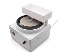 Meuleuse plate électrique - Meule diamantée de 125 mm, machine d'affûtage portable pour couteaux/pierres précieuses/lapidaire (refroidie à l'eau)