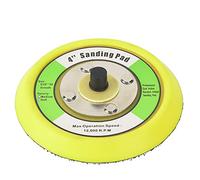 Meuleuse pneumatique, tampon de polissage en papier de verre auto-adhésif pour Surfaces métalliques et non métalliques (4 Inch (102mm ID, 3.8mm Thickness))