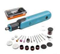 Meuleuse Portable 8V Légère pour Bricolage pour précis Meuleuse(B) | Design compact 21cm, pour poids plume 0.3kg, fil 8V, pour idéal gravure fine, réduit fatigue