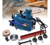 Meuleuse portable pour bordures de verre 8000r/min droite ronde biseautée électrique broyeur de bord 800 W pour verre, pierre, céramique, polissage bleu