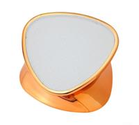 Meuleuse pour soins des pieds avec tête double fonction : triangle agressif pour callosités et arrondi pour la finition (doré)