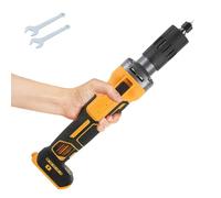 Meuleuse sans fil compatible avec batterie Dewalt 20 V, moteur sans balais, meuleuse droite à 4 vitesses, 26 000 tr/min, mandrin de 3/6 mm pour meulage, polissage, coupe (sans batterie)