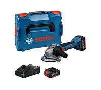 Meuleuses angulaires 125 mm - GWS 18V-8 - BOSCH - avec 2 Batteries 18V 4.0Ah - chargeur - L-Boxx - 06019N9002