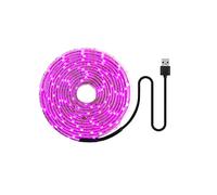 MEUMITY Bande lumineuse LED de croissance pour plantes, 3 m 5 V, USB, spectre complet, peut être coupée arbitrairement pour la culture d'intérieur pour serre hydroponique légumes