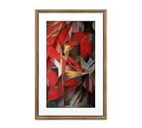 Meural Canvas II - Cadre Smart Art avec Toile numérique HD 21.5” Qui Restitue Les Images et Les Photos avec des Détails Réalistes | Cadre Bois Foncé 16x24 | WiFi | Powered by Netgear (MC321HW)