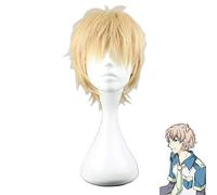 Meurtre dramatique Dmmd Noiz Cosplay perruque doré jaune court fibre résistante à la chaleur perruques de cheveux Pelucas + bonnet de perruque
