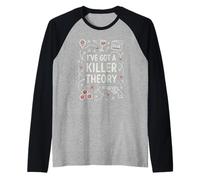 Meurtre Mystère Whodunit Party Detective Costume Suspect Game Manche Raglan