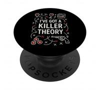 Meurtre Mystère Whodunit Party Detective Costume Suspect Game PopSockets PopGrip Adhésif