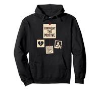 Meurtre Mystère Whodunit Party Detective Costume Suspect Game Sweat à Capuche