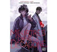 Meurtres dans le décagone T02 Hiro Kiyohara (Dessinateur), Yukito Ayatsuji (Auteur)