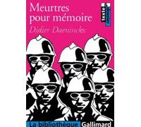 MEURTRES POUR MEMOIRE