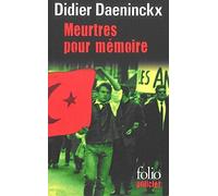 Meurtres Pour Memoire (Folio Policier) (French Edition) by Didie Daeninckx (1998-10-01)