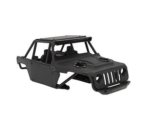 MEUS Racing TRX4M Ripper Nylon Injection Moulage V2 Version Nylon Cage Body Shell pour 1/18 TRX4M (MEX2-Noir)