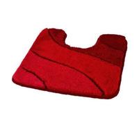MEUSCH Tapis de bain Ocean grenat, Compatible au chauffage par le sol 2220584 Grenat, 55X50, Tapis de contour WC