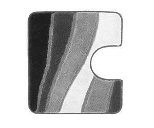 Meusch Tapis de Toilette Océan Trèfle, 55 x 50 cm, Ardoise