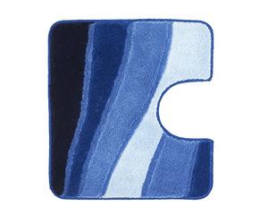 Meusch Tapis de Toilette Océan Trèfle, 55 x 50 cm, Bleu Royal