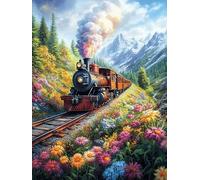 Meute de Loups étoilée 500 Pièces Puzzle Adulte en Carton sans Déformation Märchenhaftes Ölgemälde Traum Très Difficile Anti-Stress Jeu De Société Idée Cadeau Anniversaire Rapport Premium 500 PCS