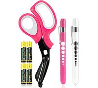 MEUUT Lot de 3 ciseaux médicaux avec lumière stylo et ciseaux médicaux, 1 paire de ciseaux de traumatisme attentionnés, 20,3 cm pour infirmières, médecins, EMT