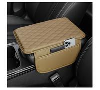 MEUZBFAQL Coussin Accoudoir Central Voiture, pour VW Multivan T7 2021 2022-2024 2025 Cuir PU Rembourrage Mousse Mémoire Rangement Poches Latérales Protection,A