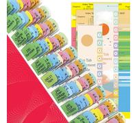 Mevisky Onglets d'index pour NEC 2023 (livre non inclus), onglets de code électrique supérieur + latéral, imprimés lumineux avec onglets vierges, code couleur et laminé, avec tableau des fils et