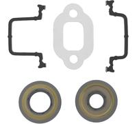 MEVRONISSHOP-1 ensemble de joints de tronçonneuse compatible avec Husqvarna 435 440 côté d'embrayage 16,6 x 32 x 3,7 mm côté roue magnétique 12 x 32 x 3,7 mm avec joint d'étanchéité petit cylindre jo