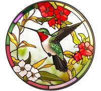 Mevronisshop-1 Pièce De Vitrage Au Plomb Attrape-Soleil En Acrylique Plomb Décoration D'anniversaire Boîte En Acrylique Avec Crochet Commémoratif