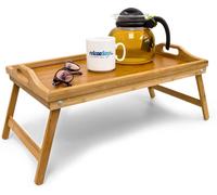 Mevronisshop-10012858 Plateau De Lit, Bambou, Marron, 50 X 30 X 23 Cm