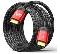 MEVRONISSHOP-10K Câble HDMI 2.1 3M, 48Gbps Ultra High Speed, 8K@60Hz 4K@120Hz HDR10+ eARC Dolby Vision 3D VRR, Compatible avec PS5 PS4 Pro, TV 8K, Lecteur Blu-ray, Projecteur, Jeux