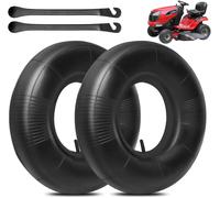MEVRONISSHOP-15x6.00-6 Chambre à air, 2x Pneu Brouette Tubes Intérieurs de Remplacement pour ATV Quad 4 roues chariot de Golf tracteur tondeuse à gazon motoculteurs rampes brouette remorque utilitair