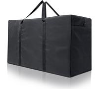 Mevronisshop-180l Grand Sac De Rangement, 600d Oxford Résistant Sac De Transport Avec Poignée, Sous Lit Rangement Pour Édredons Couvertures Oreillers Vestes - 100x55x33 Cm, Noir